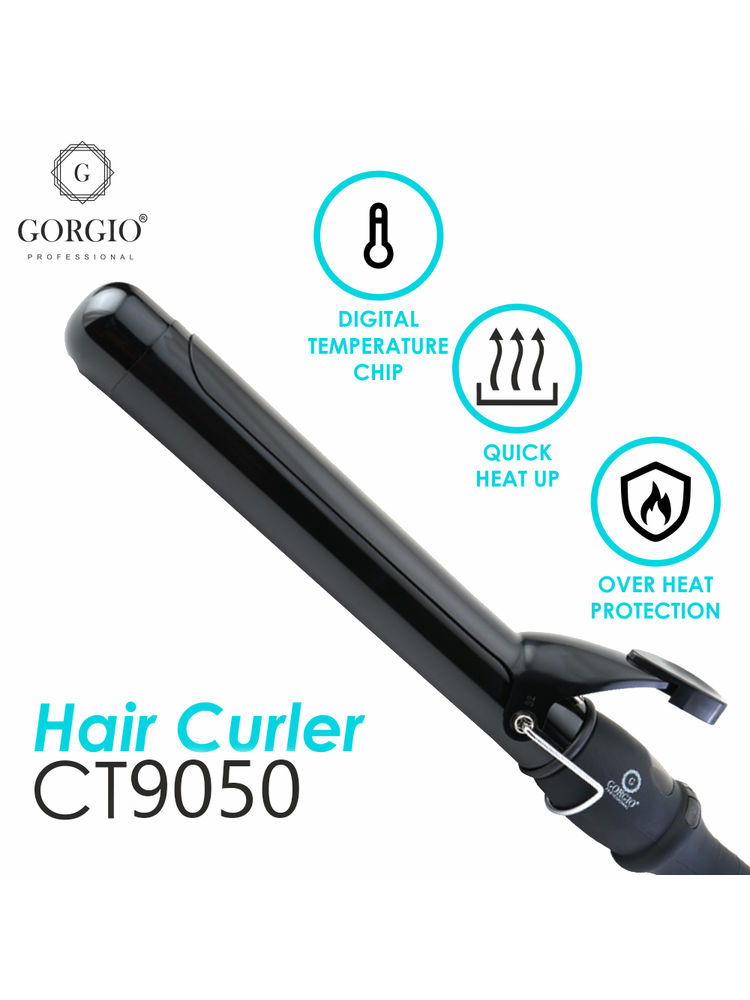 Gorgio Professional Premium Hair Curling Tong wand (CT9050 )-picture-37